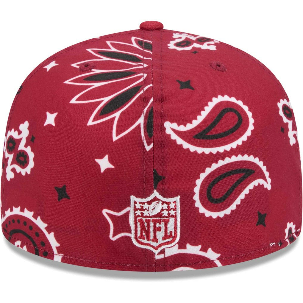 Arizona Cardinals New Era Paisley 59FIFTY Fitted Hat - Cardinal - NFL