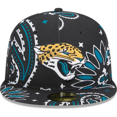 Jacksonville Jaguars New Era Paisley 59FIFTY Fitted Hat - Black - NFL