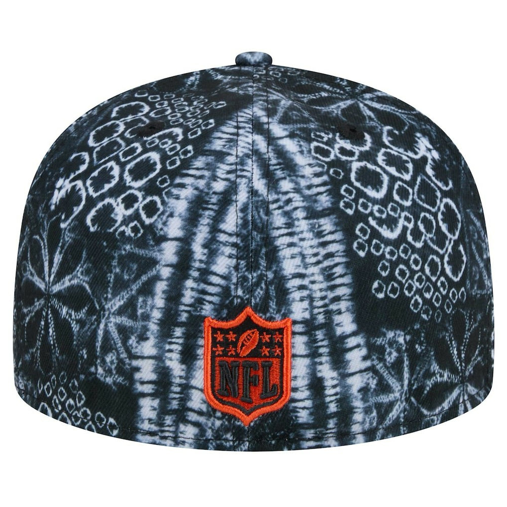 Cincinnati Bengals New Era Shibori 59FIFTY Fitted Hat - Black - NFL