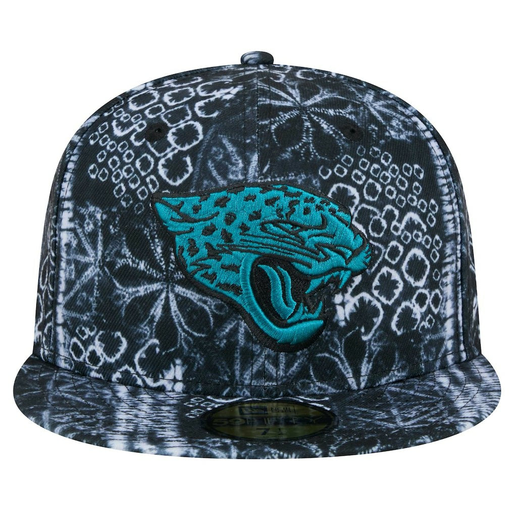 Jacksonville Jaguars New Era Shibori 59FIFTY Fitted Hat - Black - NFL
