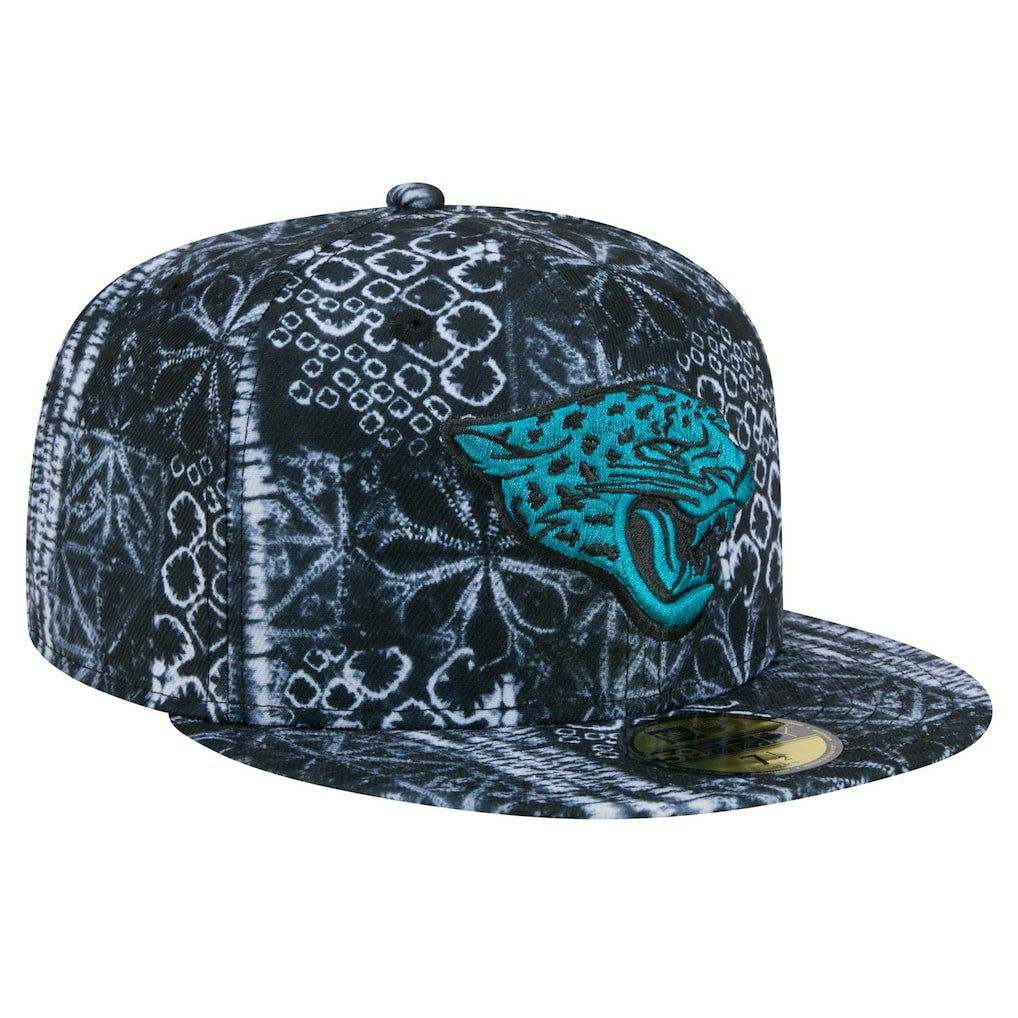 Jacksonville Jaguars New Era Shibori 59FIFTY Fitted Hat - Black - NFL