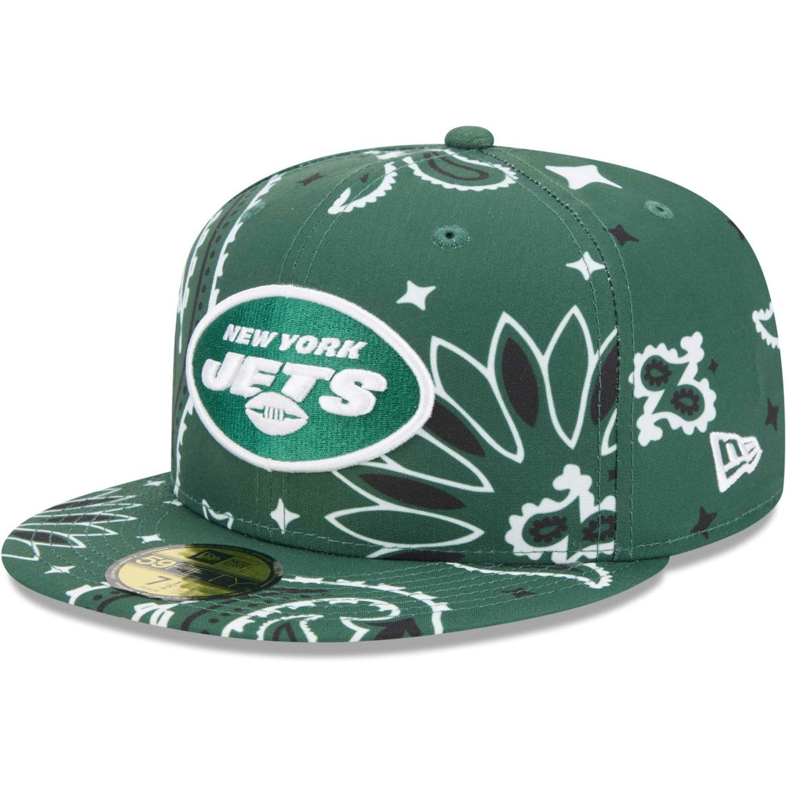 New York Jets New Era Paisley 59FIFTY Fitted Hat - Green - NFL