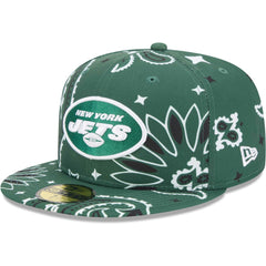 New York Jets New Era Paisley 59FIFTY Fitted Hat - Green - NFL
