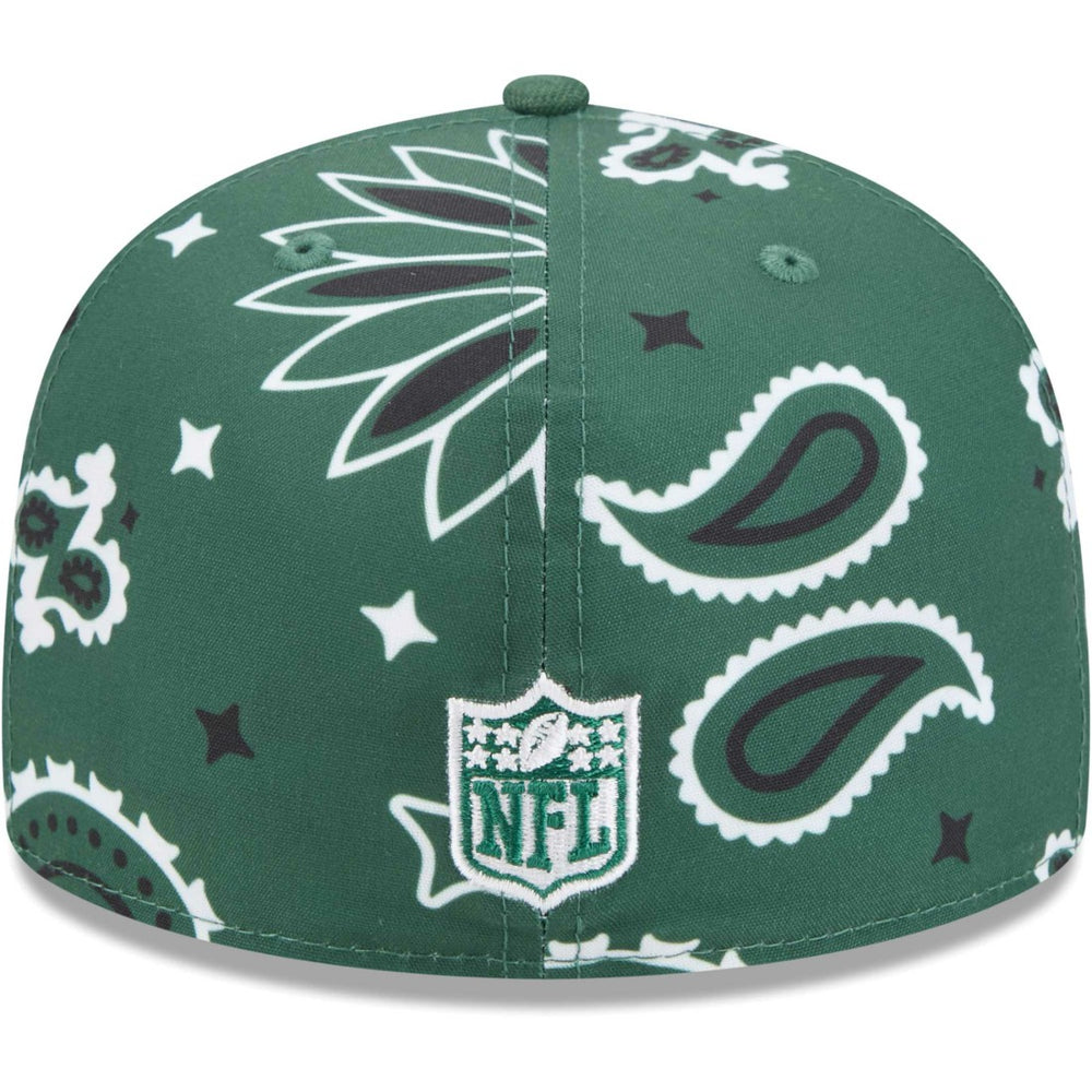 New York Jets New Era Paisley 59FIFTY Fitted Hat - Green - NFL
