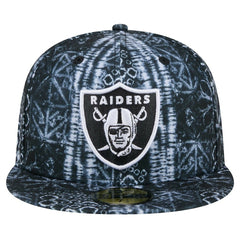 Las Vegas Raiders New Era Shibori 59FIFTY Fitted Hat - Black - NFL
