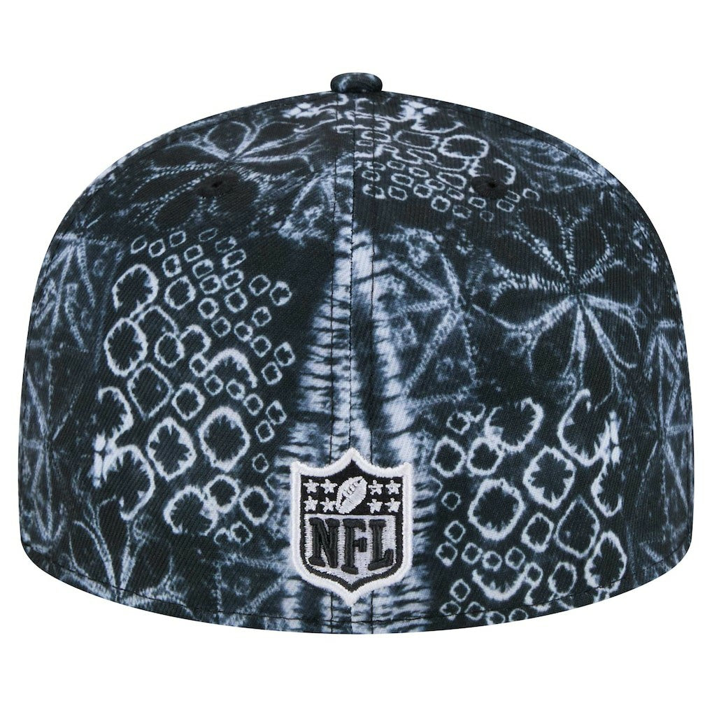 Las Vegas Raiders New Era Shibori 59FIFTY Fitted Hat - Black - NFL