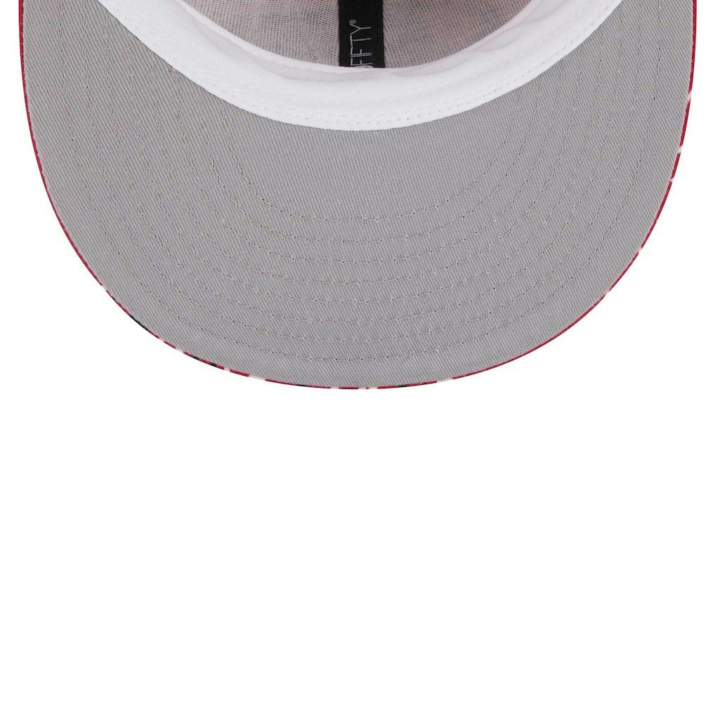 San Francisco 49ers New Era Paisley 59FIFTY Fitted Hat - Scarlet - NFL