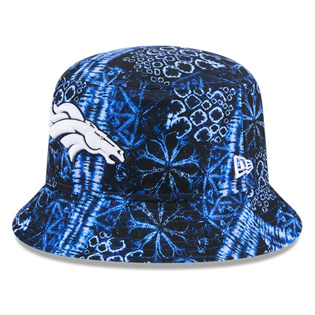 Denver Broncos New Era Shibori Bucket Hat - Navy - NFL