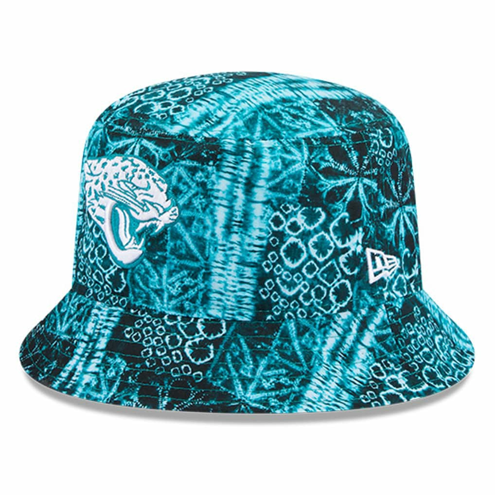Jacksonville Jaguars New Era Shibori Bucket Hat - Teal - NFL
