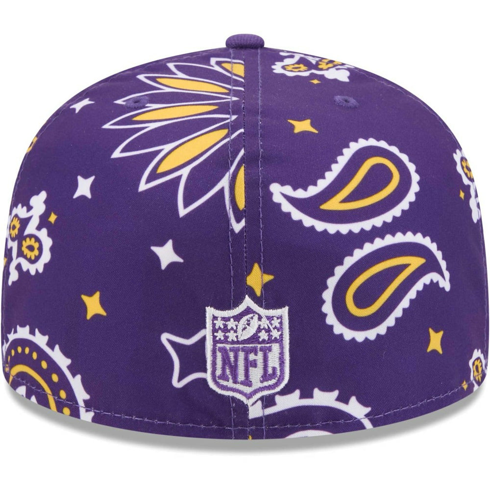 Minnesota Vikings New Era Paisley 59FIFTY Fitted Hat - Purple - NFL