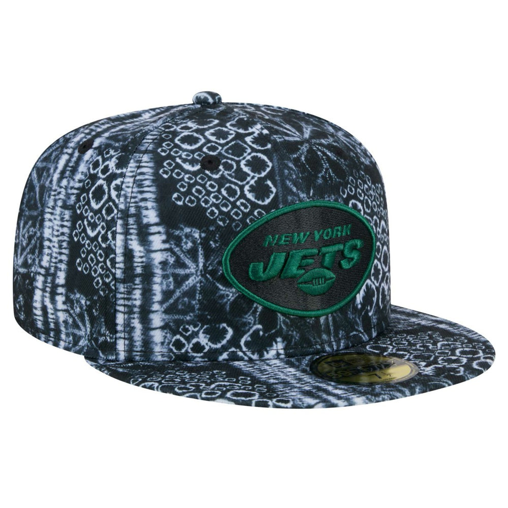 New York Jets New Era Shibori 59FIFTY Fitted Hat - Black - NFL
