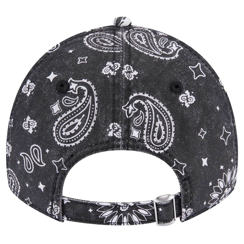 Cincinnati Bengals New Era Women's Paisley 9TWENTY Adjustable Hat - Black - NFL