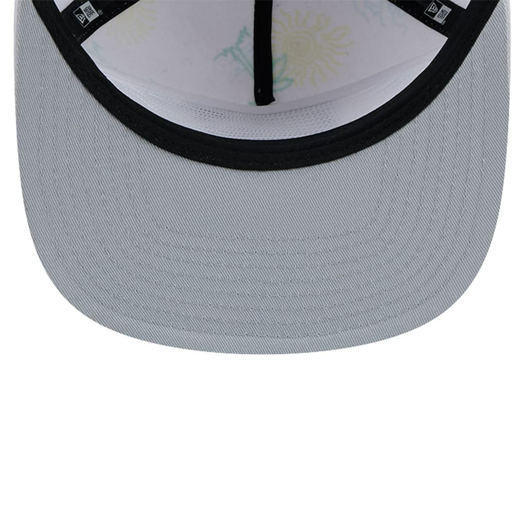 Las Vegas Raiders New Era Vacay Golfer Snapback Hat - White - NFL