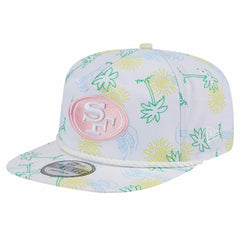 San Francisco 49ers New Era Vacay Golfer Snapback Hat - White - NFL