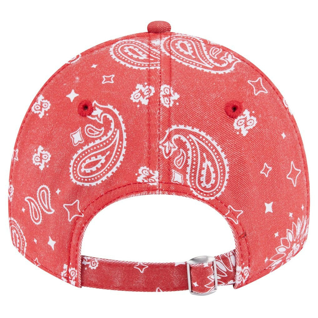San Francisco 49ers New Era Women's Paisley 9TWENTY Adjustable Hat - Scarlet - NFL