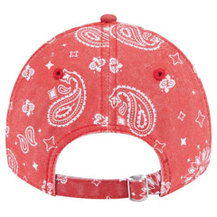 San Francisco 49ers New Era Women's Paisley 9TWENTY Adjustable Hat - Scarlet - NFL