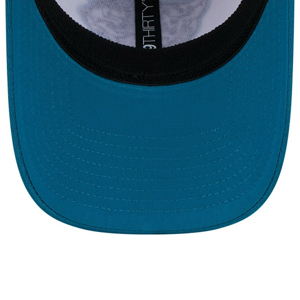 Jacksonville Jaguars New Era 2024 NFL Training Camp 39THIRTY Flex Hat - White/Teal - NFL