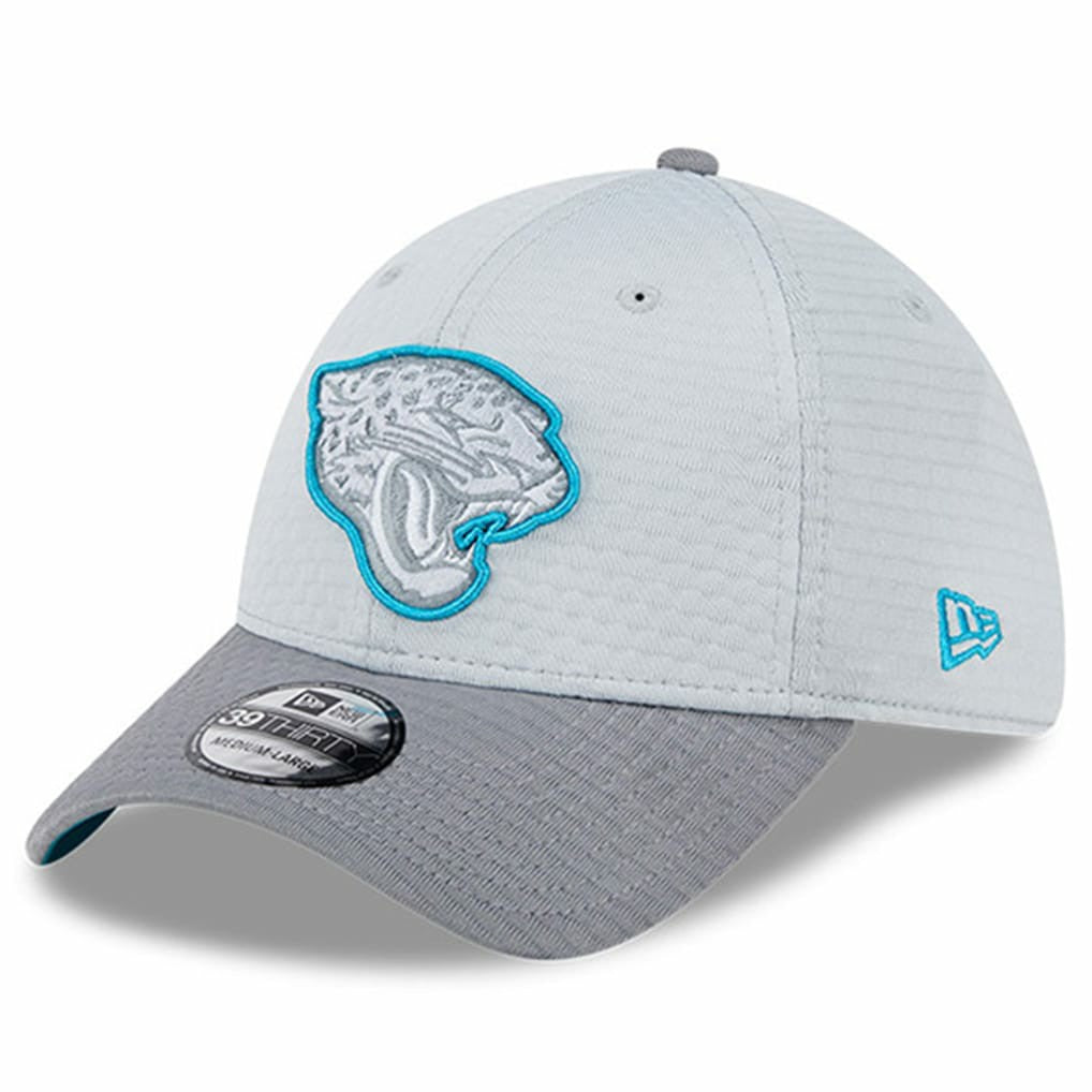 Jacksonville Jaguars New Era 2024 NFL Training Camp 39THIRTY Flex Hat - Gray - NFL