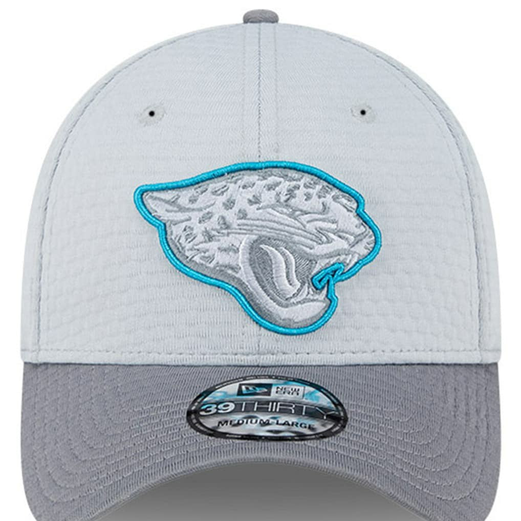 Jacksonville Jaguars New Era 2024 NFL Training Camp 39THIRTY Flex Hat - Gray - NFL