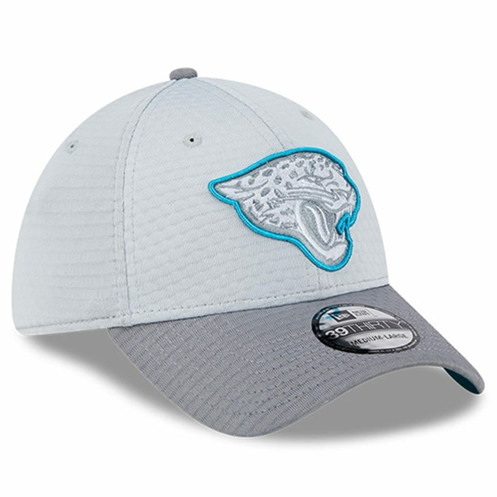 Jacksonville Jaguars New Era 2024 NFL Training Camp 39THIRTY Flex Hat - Gray - NFL