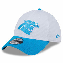 Carolina Panthers New Era 2024 NFL Training Camp 39THIRTY Flex Hat - White/Blue - NFL