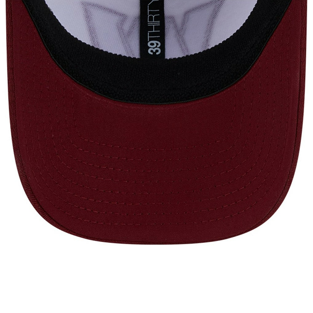 Washington Commanders New Era 2024 NFL Training Camp 39THIRTY Flex Hat - White/Burgundy - NFL