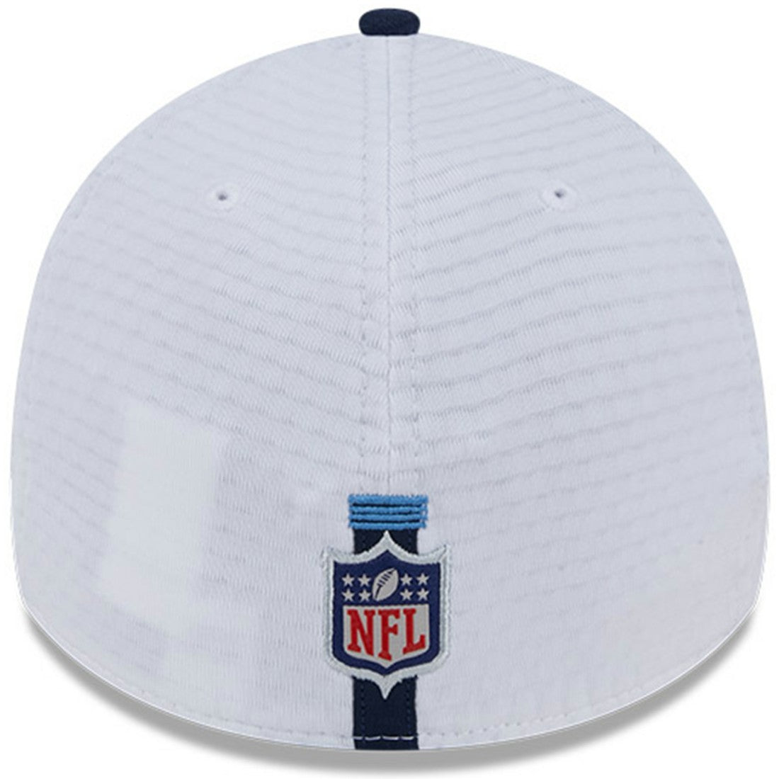 Tennessee Titans New Era 2024 NFL Training Camp 39THIRTY Flex Hat - White/Navy - NFL