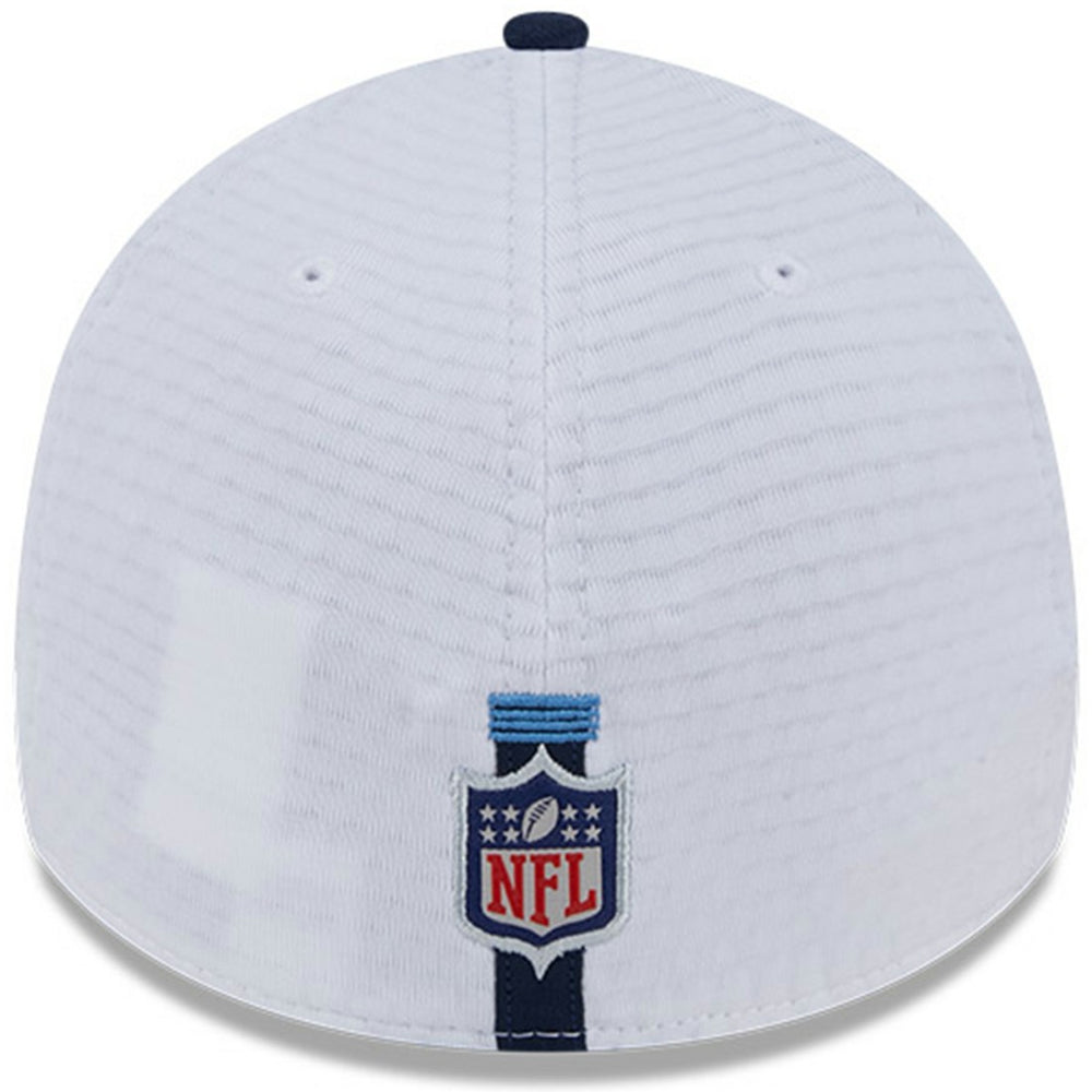 Tennessee Titans New Era 2024 NFL Training Camp 39THIRTY Flex Hat - White/Navy - NFL