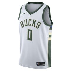 Nike Damian Lillard Milwaukee Bucks Unisex Swingman Player Jersey Association Edition White