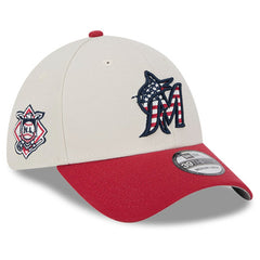 Miami Marlins New Era 2024 Fourth of July 39THIRTY Flex Hat Discount