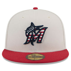 Miami Marlins New Era 2024 Fourth of July 59FIFTY Fitted Hat Outlet