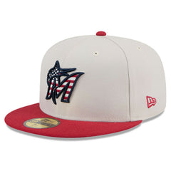 Miami Marlins New Era 2024 Fourth of July 59FIFTY Fitted Hat Outlet