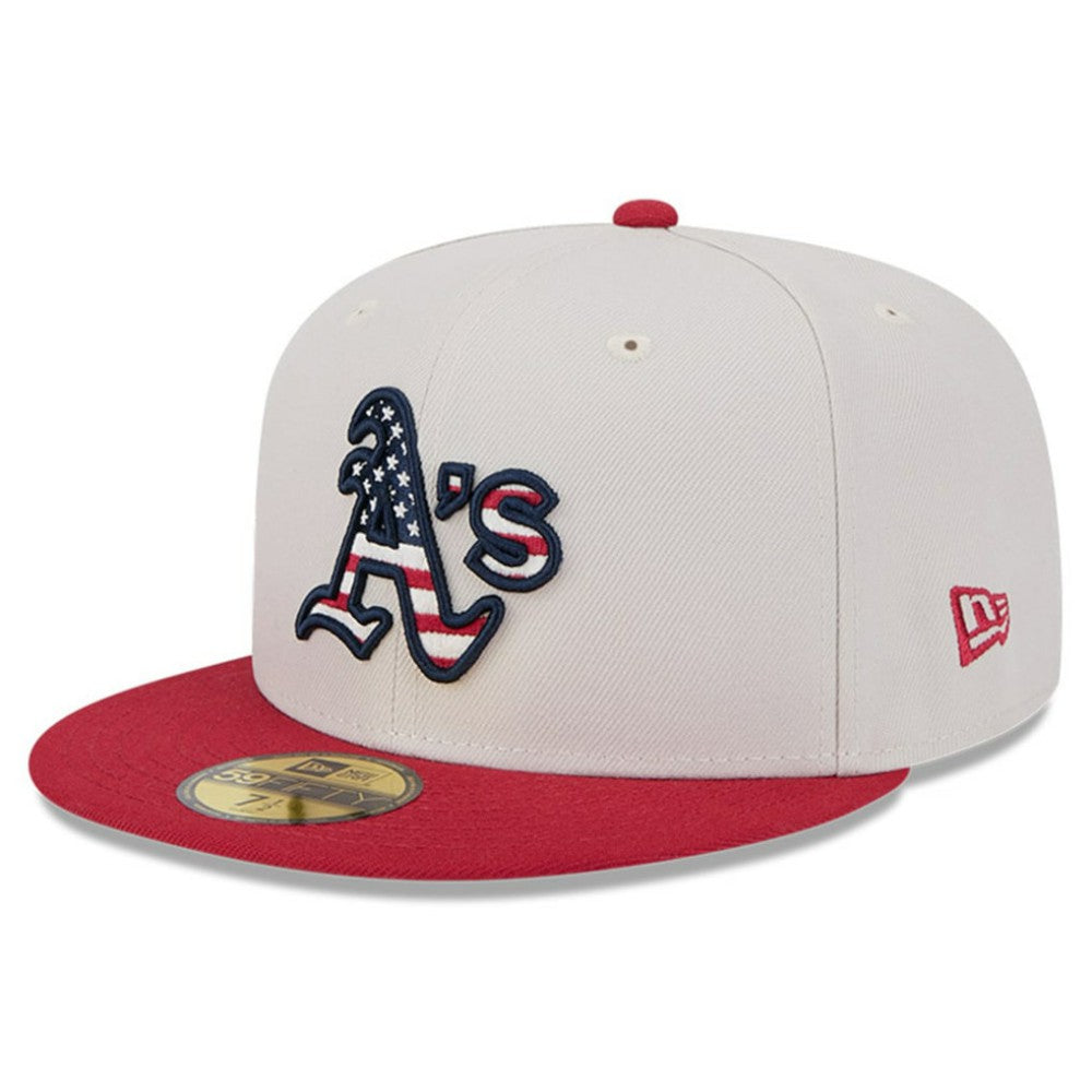 Athletics New Era 2024 Fourth of July 59FIFTY Fitted Hat Discount