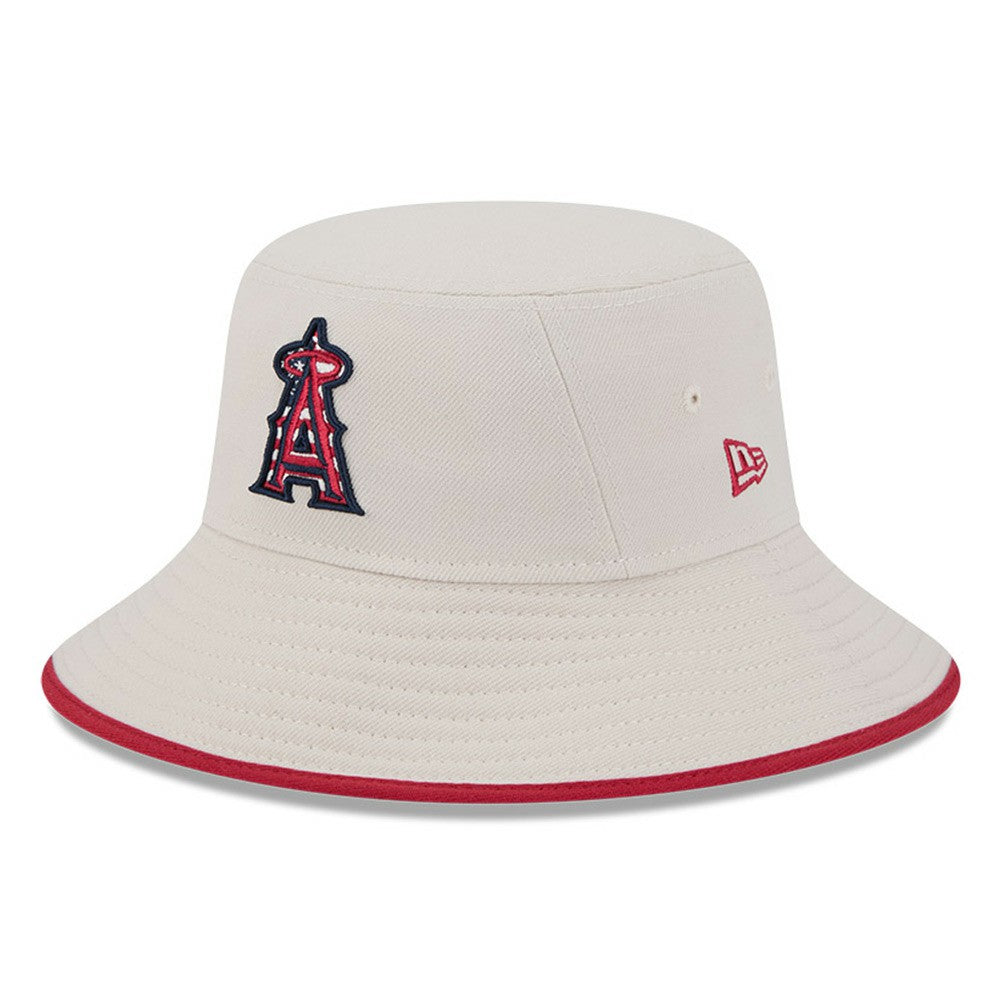 Los Angeles Angels New Era 2024 Fourth of July Bucket Hat Outlet