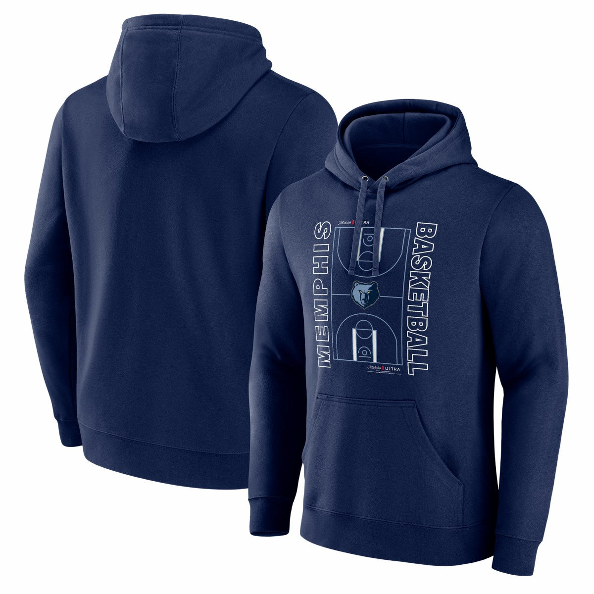 Memphis Grizzlies Michelob Ultra Full Court Pullover Hoodie - Navy