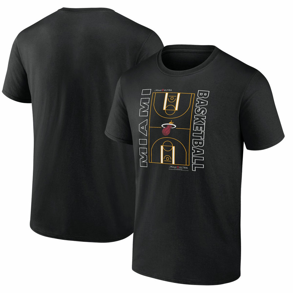 Miami Heat Michelob Ultra Full Court T-Shirt - Black