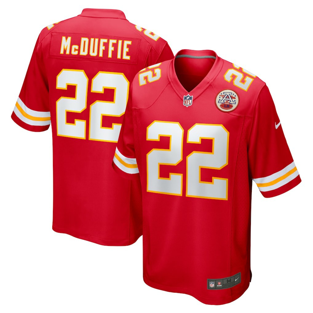 Trent McDuffie Kansas City Chiefs Game Jersey - Red - Nike