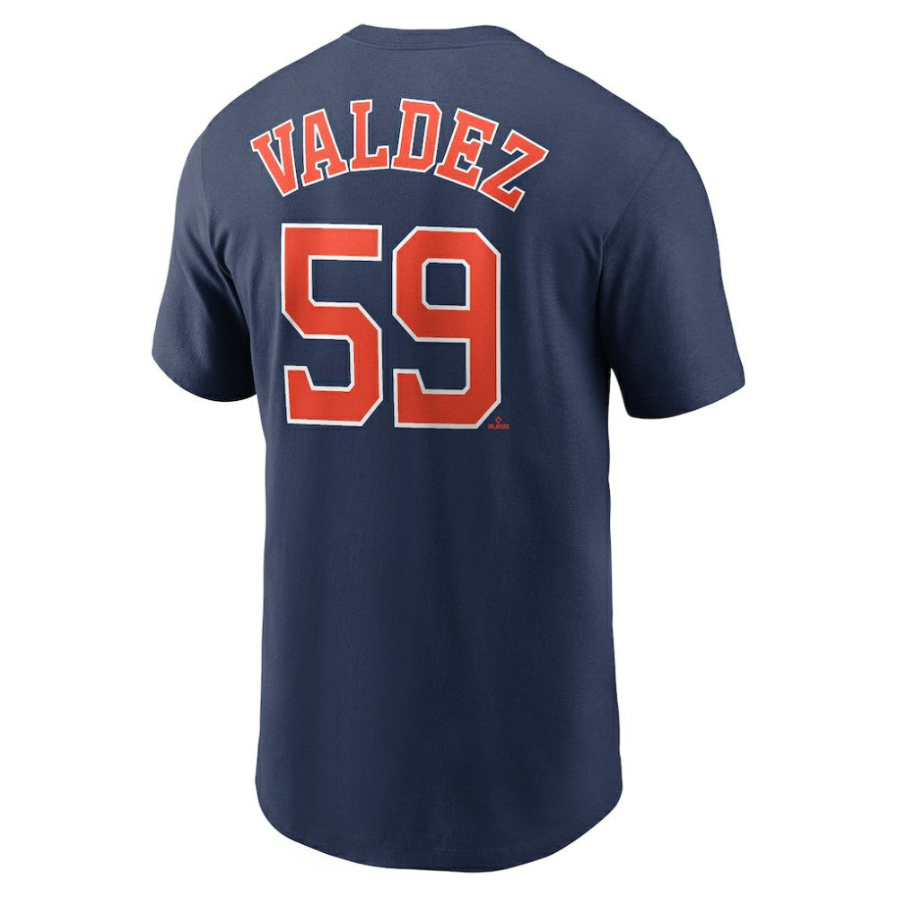 Framber Valdez Houston Astros Nike Fuse Name & Number T-Shirt Outlet