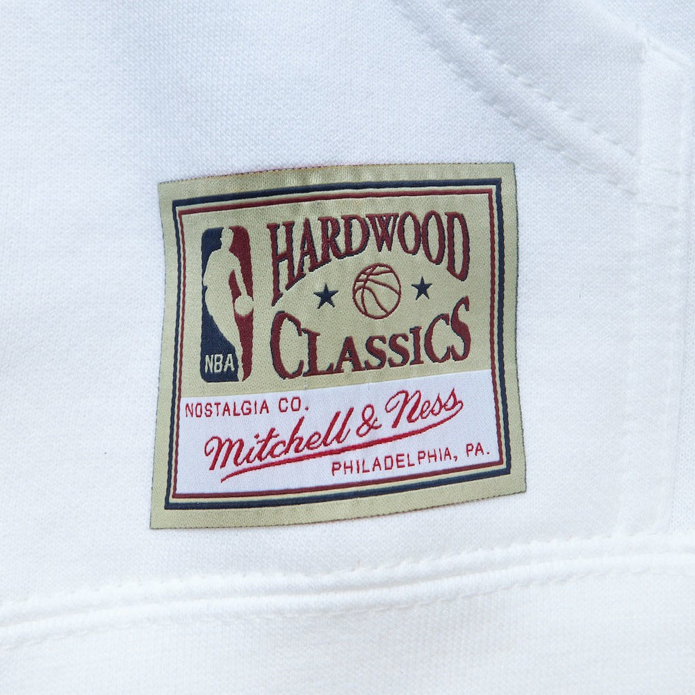 Mitchell & Ness Philadelphia 76ers x Tats Cru Hardwood Classics Brick Pullover Hoodie White