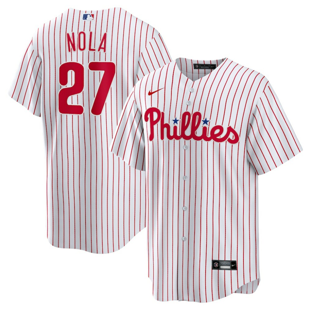 Aaron Nola Philadelphia Phillies Nike Home Replica Player Jersey Online