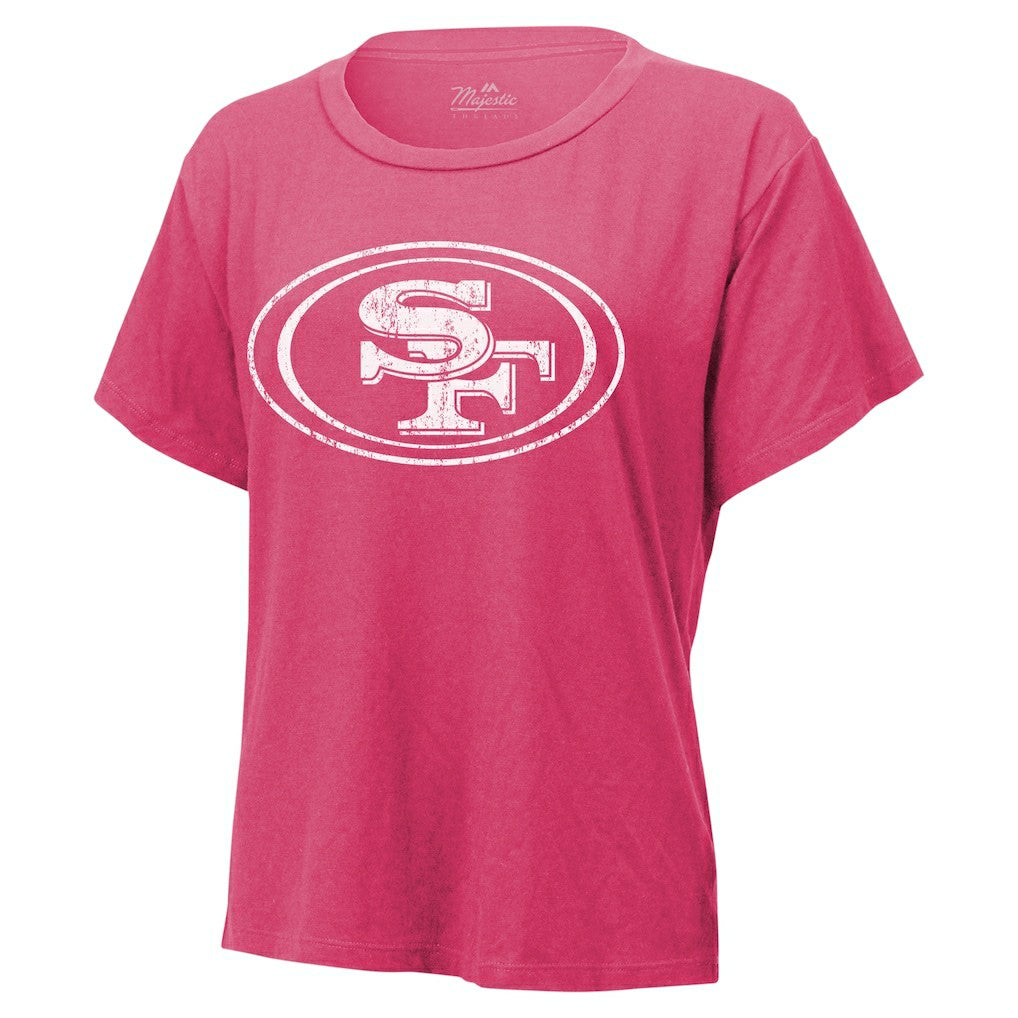 Brock Purdy San Francisco 49ers Majestic Threads Women's Name & Number T-Shirt - Pink - NFL