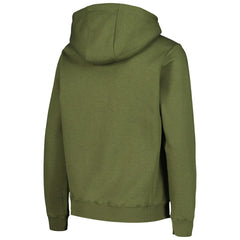 St. Louis Blues Levelwear Youth Podium Fleece Pullover Hoodie - Olive | NHL discount