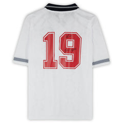Fanatics - Paul Gascoigne England National Team Autographed 1990 Home Jersey