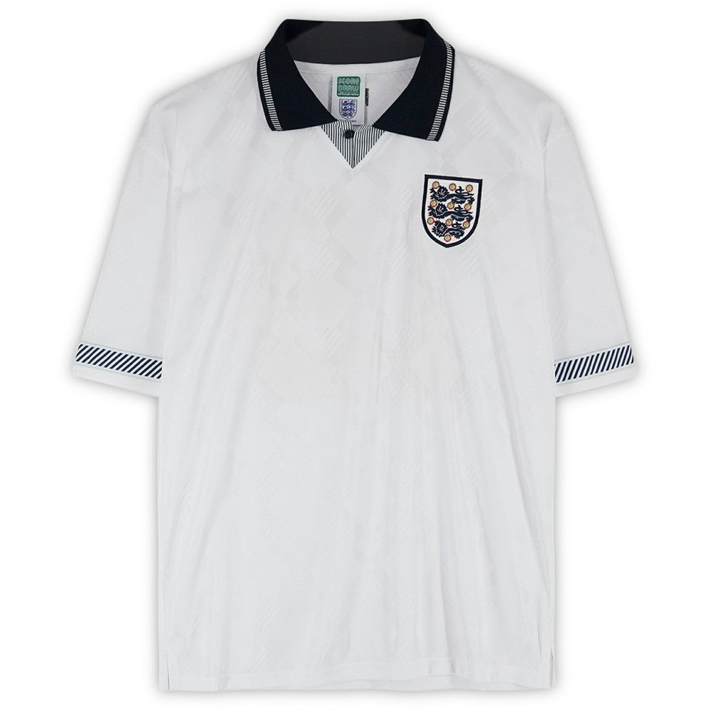 Fanatics - Paul Gascoigne England National Team Autographed 1990 Home Jersey
