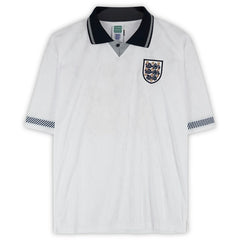 Fanatics - Paul Gascoigne England National Team Autographed 1990 Home Jersey