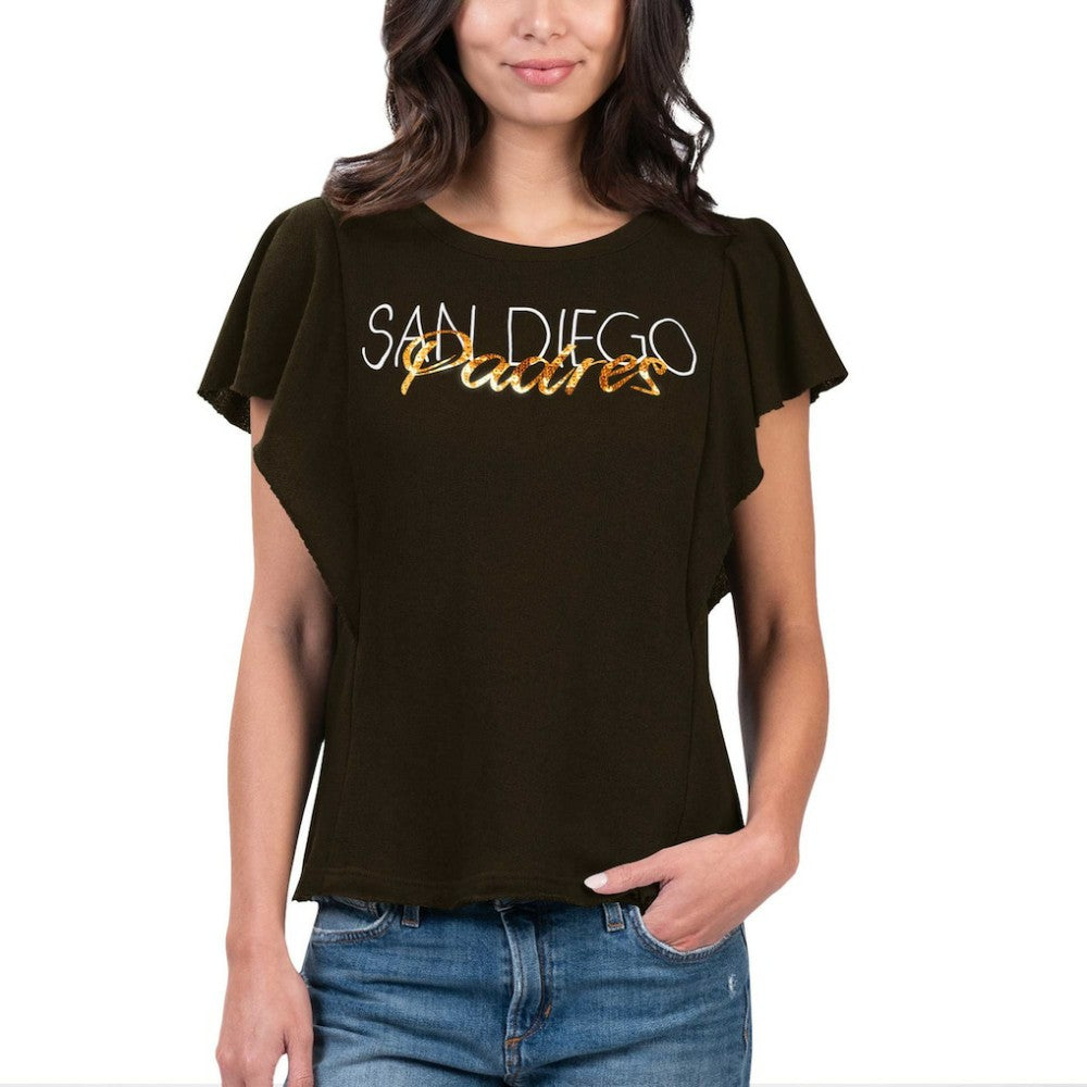 San Diego Padres G-III 4Her by Carl Banks Women's Crowd Wave T-Shirt Outlet