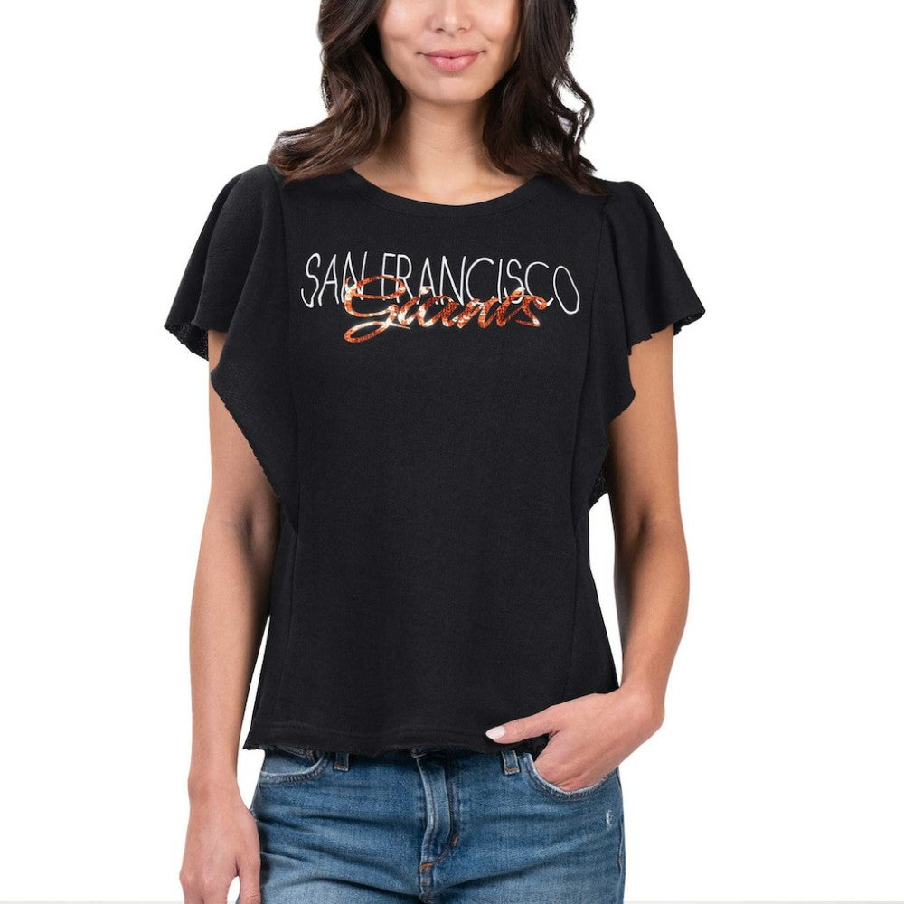 San Francisco Giants G-III 4Her by Carl Banks Women's Crowd Wave T-Shirt Discount