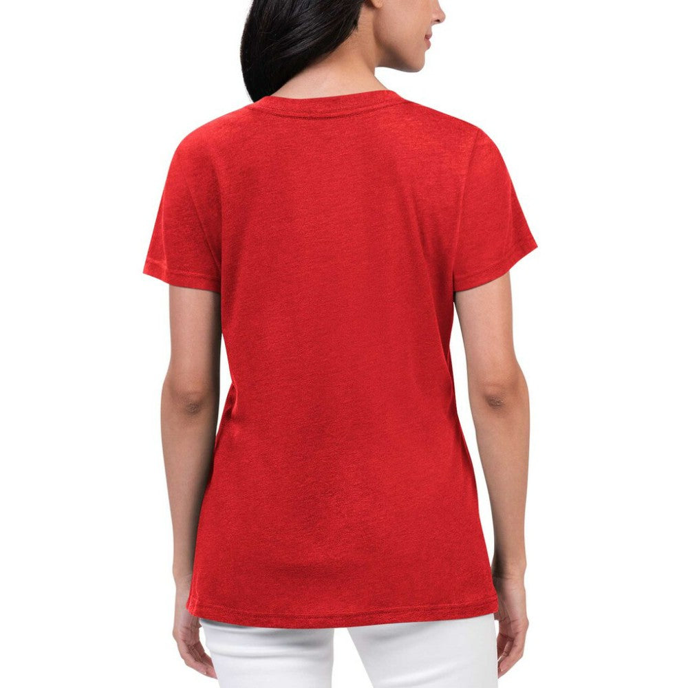 Washington Nationals G-III 4Her by Carl Banks Women's Key Move V-Neck T-Shirt for sale