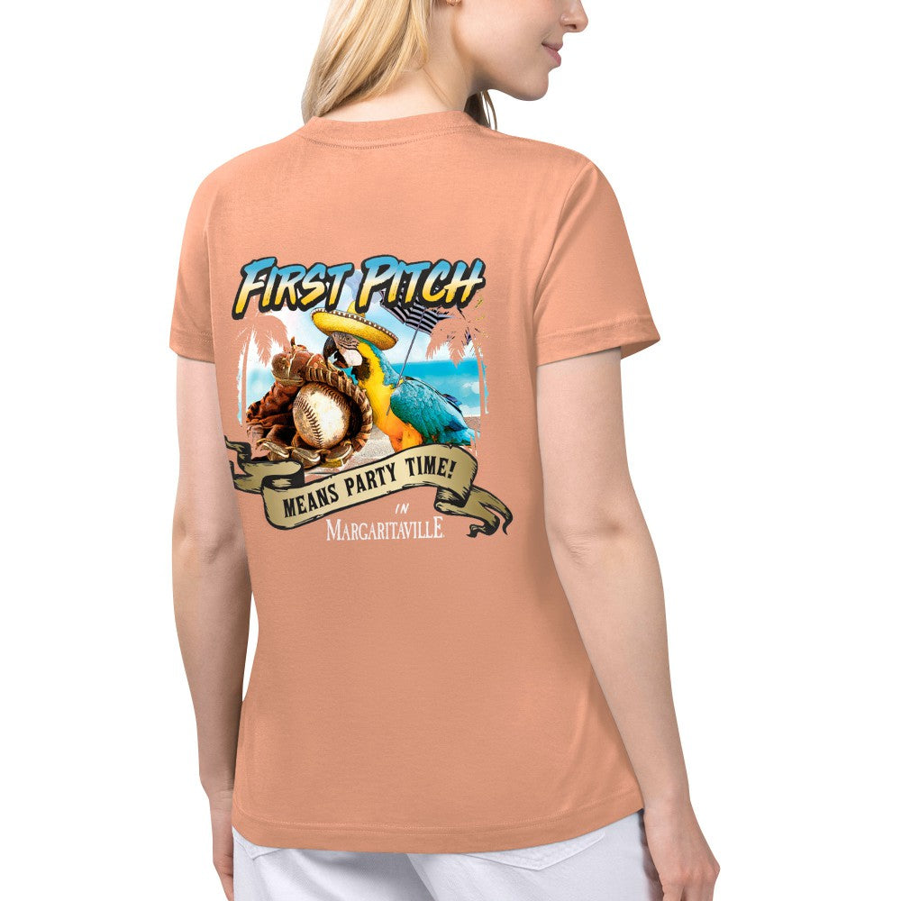St. Louis Cardinals Margaritaville Women's Game Time V-Neck T-Shirt Online