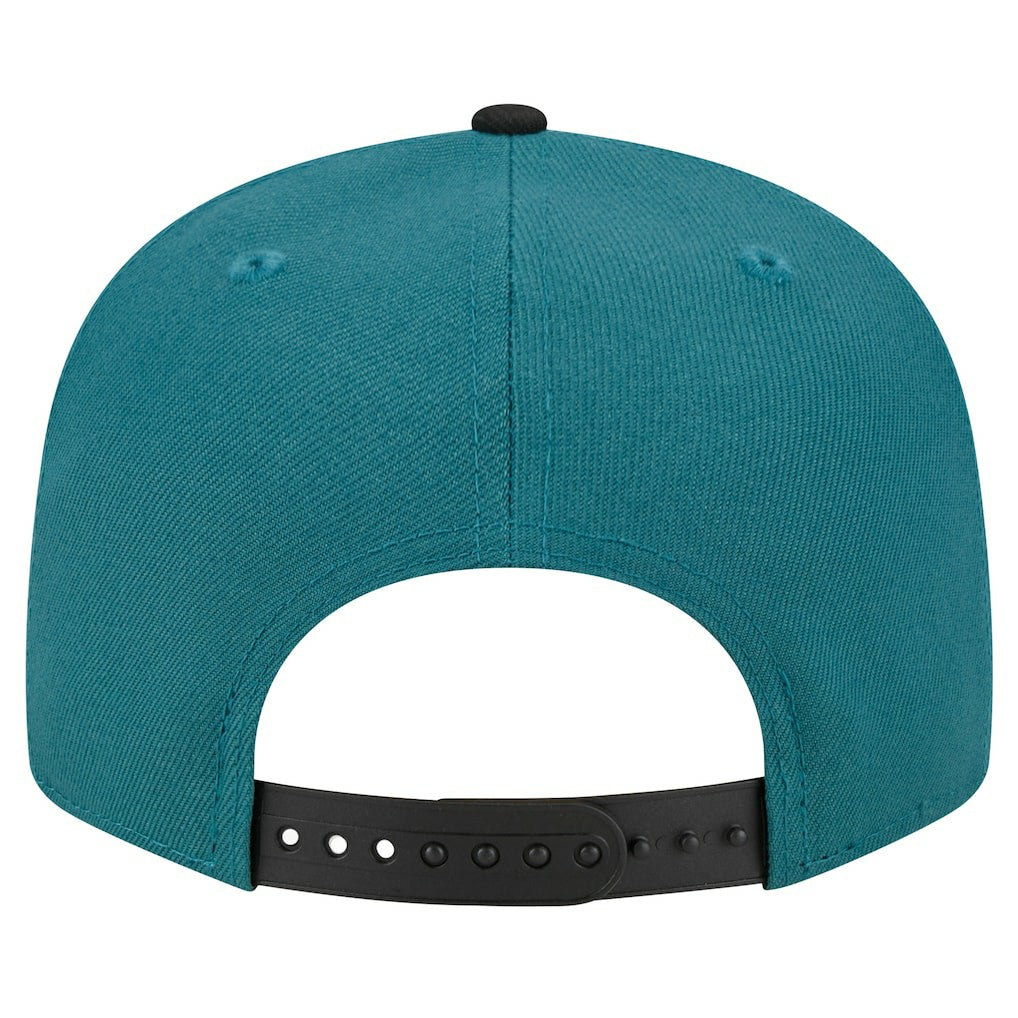 Philadelphia Eagles New Era Team Establish 9FIFTY Snapback Hat - Midnight Green/Black - NFL